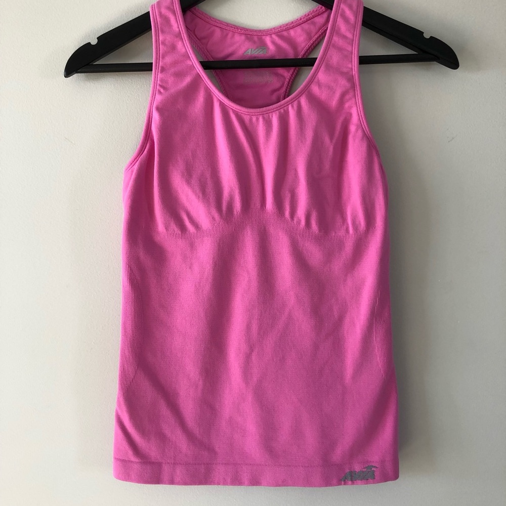 Women’s Avia Pink Racerback workout tank top size M